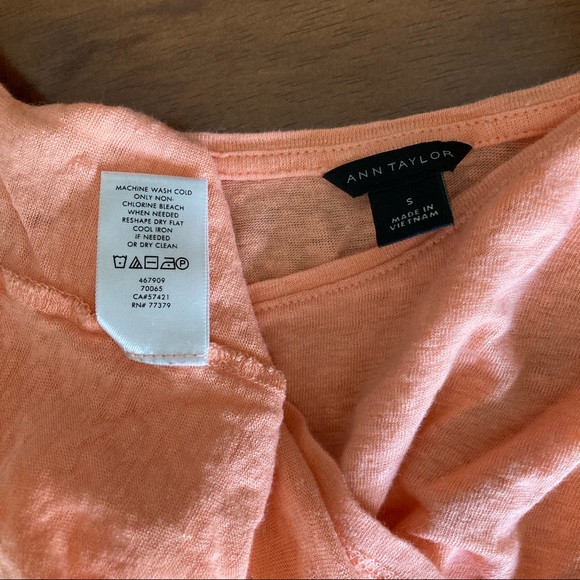 ANN TAYLOR Linen Tank Top - Picture 3 of 4